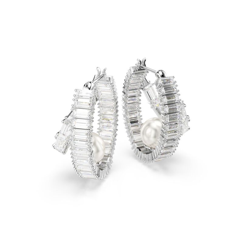 Swarovski x Ariana Grande Hoop Earrings image number 1